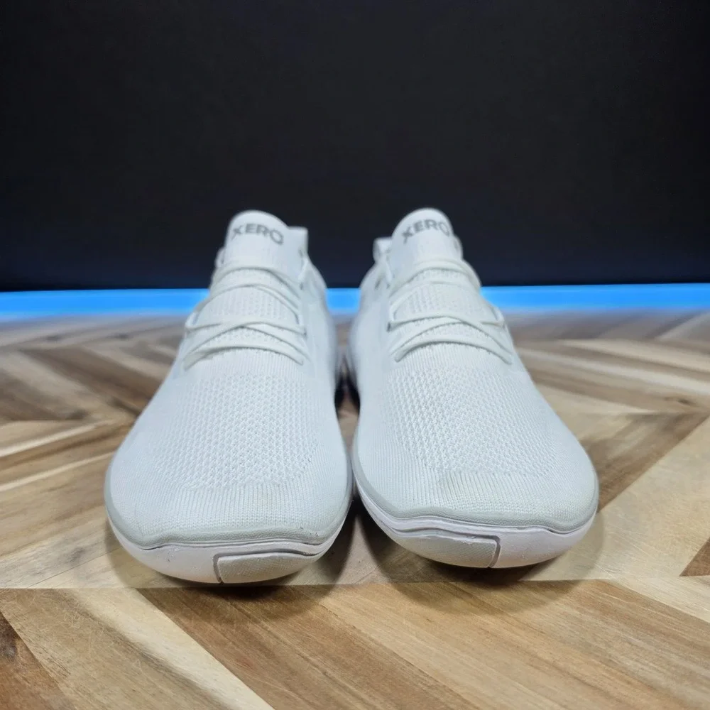 Xero Shoes Nexus Knit Mens 9.5 White Barefoot Minimalist Athletic Running